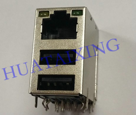 網(wǎng)絡(luò)插座 RJ45+2USB+LED